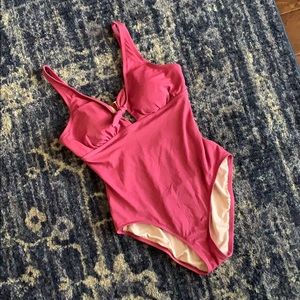 Kona Sol Pink One Piece Swimsuit